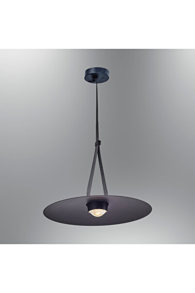 Özcan Aydınlatma 1220-03-19 Htas Tekli Kemerli Sarkıt 8W Ø450X80H Siyah