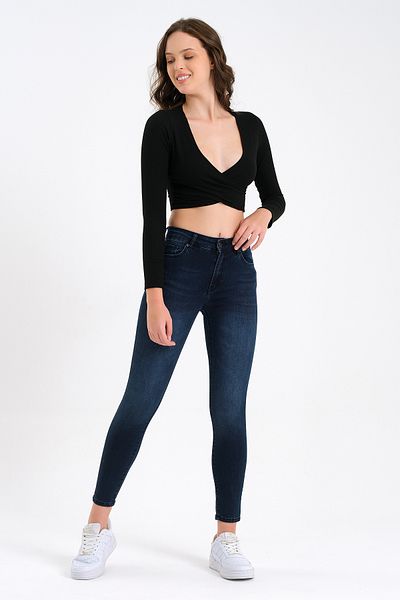 VENA Pantaloni skinny Gabriella Smoke Blue - SMOKE BLUE