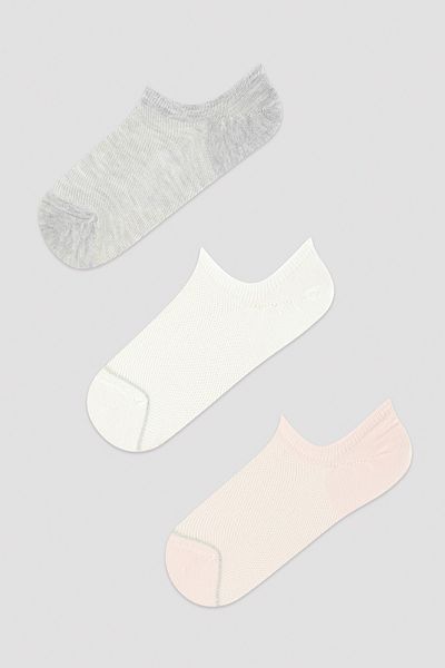 Penti Basic Mesh 3-Piece Booties Socks
