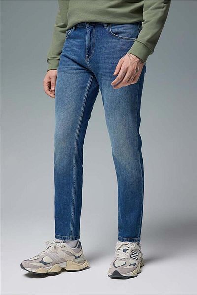 VENA Ανδρικό παντελόνι Edward Fashion Dark Blue Slim Straight Jean