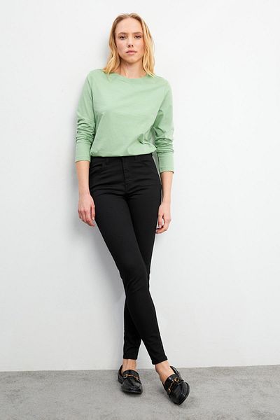 VENA Women's Powerstretch Skinny Pants Gabriella Black 10268P-028