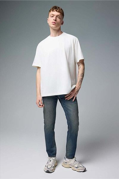VENA Ανδρικό παντελόνι Jean Daniel Dark Blue Straight Fit