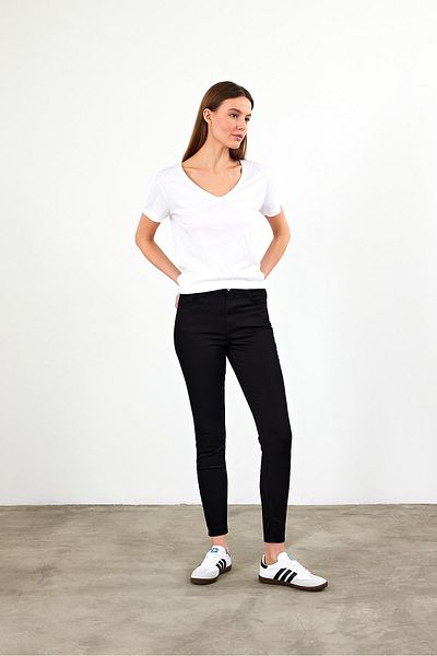 VENA Women's Gabriella Black Powerstretch Skinny Trousers