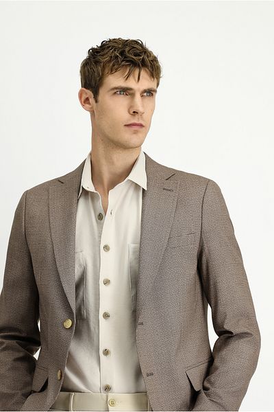 Kiğılı Regular Fit Classic Patterned Jacket