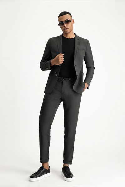Kiğılı Super Slim Fit - Extra Slim Fit Seersucker Jacket