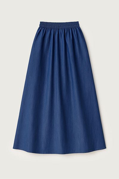 Touché Privé FUSTA CU EFECT DE DENIM CU ELASTIC LA TAILA