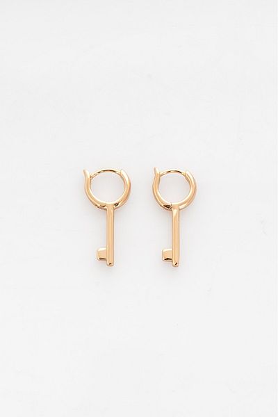 UKHWD SUPPLY Ka5011Al Model Steel Key Earrings