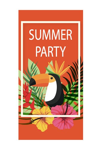 DOFİ Adult Unisex 70X140Cm Summer Patterned Beach Towel - Bath Towel - Sea Towel