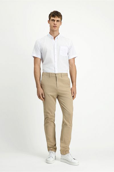 Kiğılı Slim Fit Slim Fit Elastic Waist Lycra Canvas / Chino Trousers