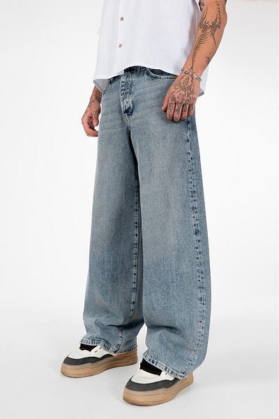 Super Rare Wide Leg Oversize Baggy Jean Men's Trousers Us3967Mv