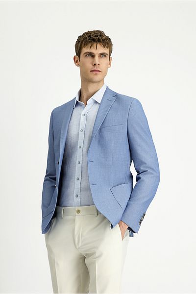Kiğılı Super Slim Fit Extra Slim Fit Seersucker Jacket