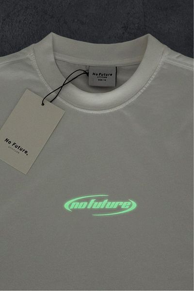 No Future Men's Glow in the Dark Regular Fit T-Shirt Nf0597Ek