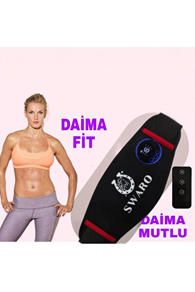 SWARO Spor Yag Kas Masaj Sıkılaşma Kemeri Masaj Egzersiz Kemeri Titreşimli Yardımcı Göbek Eritme