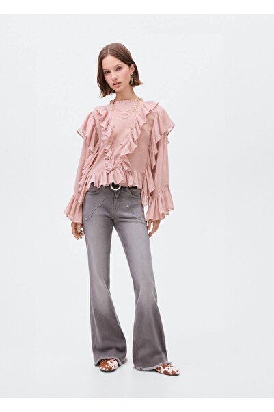 Mango Teen Fırfırlı bluz