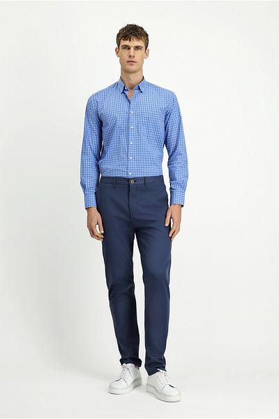 Kiğılı Slim Fit Slim Fit Elastic Waist Lycra Canvas / Chino Trousers