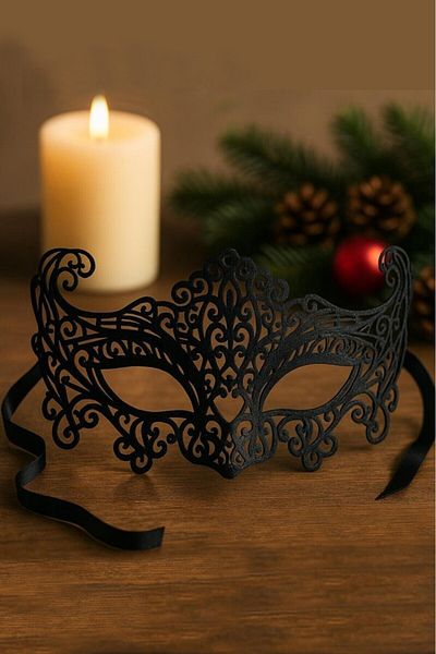 BeySüS Black Lace Themed Party Prom Mask