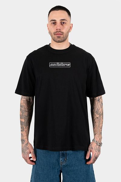 No Future Box Logo Regular Fit T-Shirt - Nf0618Sy