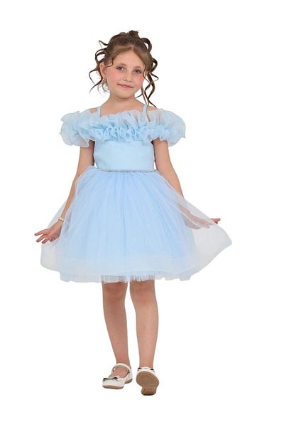 ERDEM KIDS Fata Copii Curea de umar Tulle Nunta Henna Logodna Nunta Ziua de nastere Ocazie speciala Rochie de seara Rochie 1-5 ani
