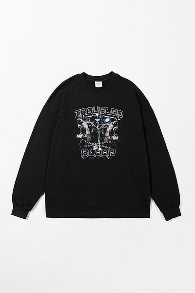 No Future Troubled Blood Oversize Sweatshirt Nf0556Sy