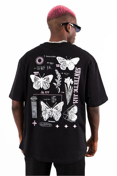 No Future Butterfly Men's T-Shirt Nf0620Sy