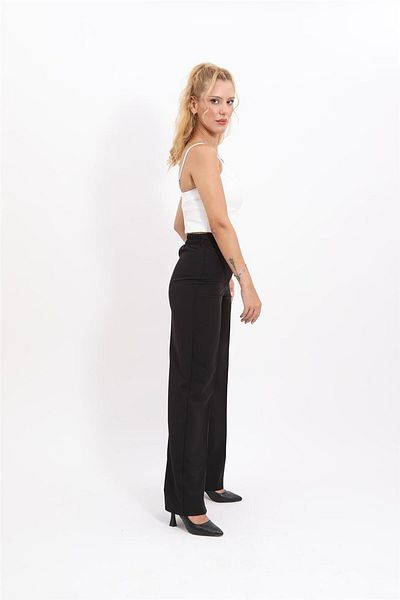 ÖNDER ÖZSOY Wide Leg Trousers - Black