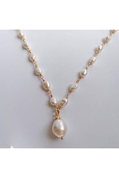 MİRSTAR GERÇEK İNCİ ZARİF KOLYE