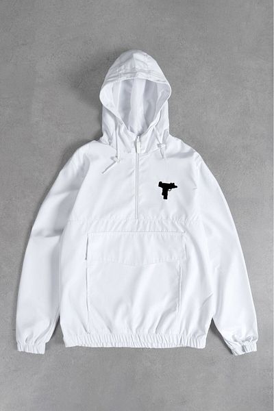 No Future معطف واق من المطر للرجال من Street Style Uzi Half Zip Nf0314by