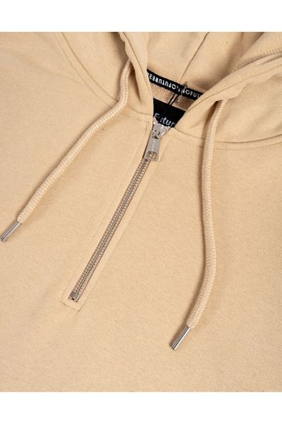 No Future Street Style Half Zip Oversize Men's Hoodie Nf0336Bj