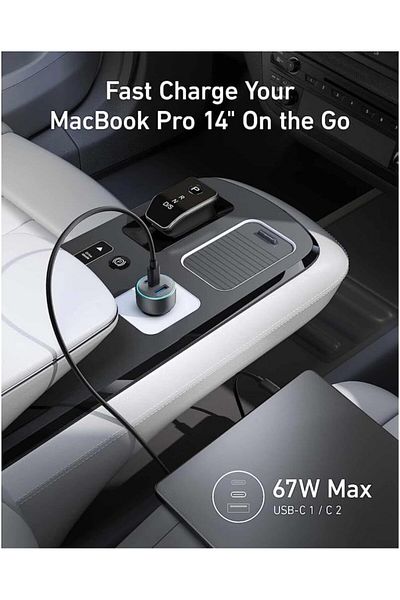 Anker 535 3-Port 67W Car Charger