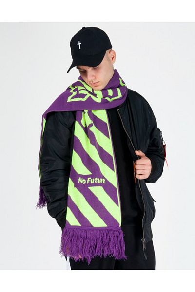 No Future Nf0177Mrys Model Double Sided Scarf