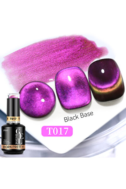 Born Pretty Glass Cat Manyetik jel/Kedi Gözü Kalıcı Oje(T017)-15ml