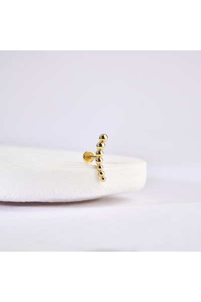 Akar Jewellery 14 Ayar Altın Minimal Helix/kıkırdak Piercing