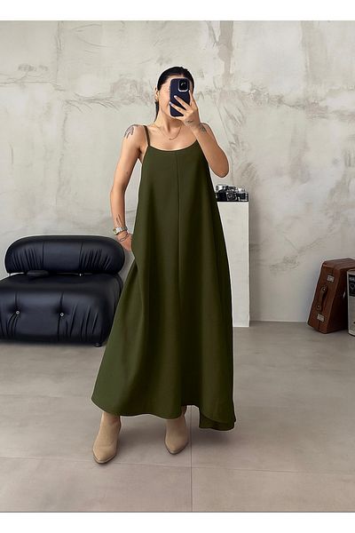 MOLLYMORE Γυναικείο Isabel Full Lycra Μακρύ Φόρεμα με Ρυθμιζόμενο λουράκι