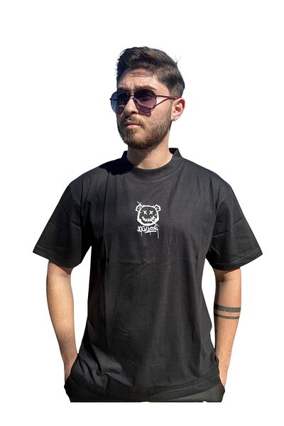 OEM Oversized Men's T-shirt, 100% Cotton, Urban Print, Size Xl