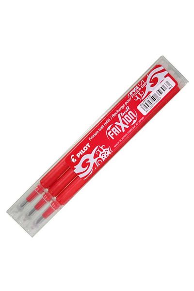Pilot 0.7 red frixion Ball Pen refill - 3 Pcs Bls-fr7-r-s3