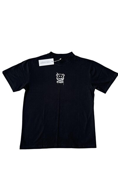 OEM Oversize T-Shirt for Men, 100% Cotton, Urban Graphic Bear Print - Streetwear Style, Size M