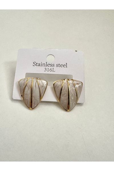 Lumina Atelier Enameled Steel Earrings