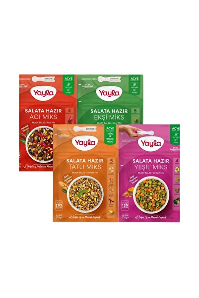 Yayla Salata Hazır Miks+Salata Toping 7'li Karma Paket