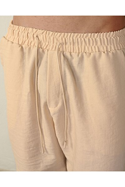 İLKCET MODA Erkek Keten 1. Kalite Şort