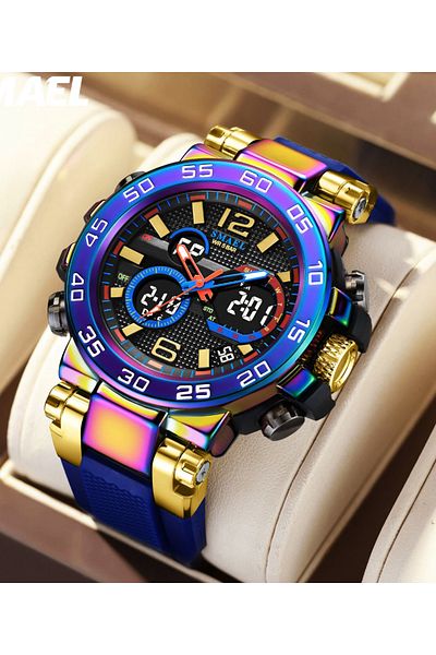 SMAEL 8106 Colorful Sports Design Men's Wrist Watch