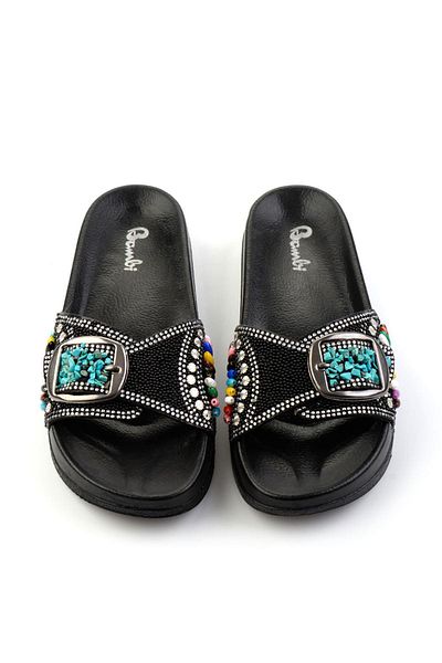 Bambi Black Women's Slippers K04319103187
