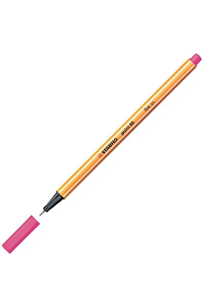 Stabilo Point 88 Fineliner 0.4mm Felt Tip Pen 88/056 Fluorescent Pink