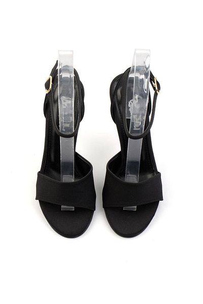 Bambi Matte Black Women's Classic Heeled Shoes K 05992085138