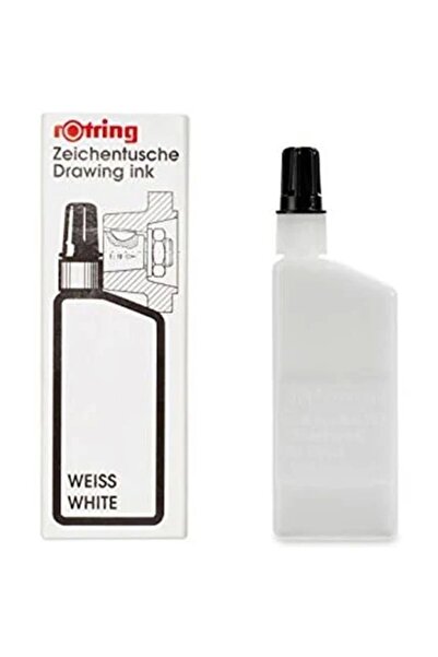Rotring Rapido, Çini Mürekkebi 23 ml Beyaz / S0216550