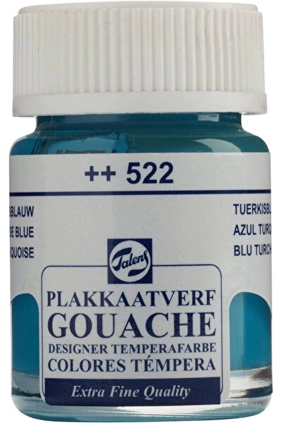 Genel Markalar Gouache Jar 16ml Guaj Boya Turquoise Blue / 522