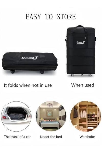 Generic Expandable Foldable Luggage Bag Suitcase Collapsible Rolling Travel Luggage Bag Duffel Bag