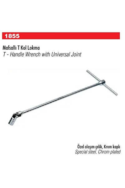 İzeltaş Mafsallı T Kol Lokma 12mm