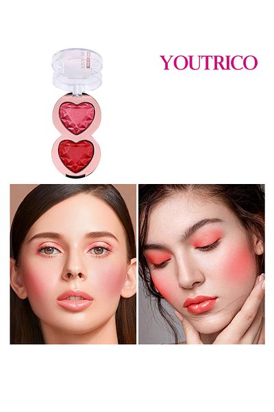 Youtrico Blush&eyeshadow&body Highlights,bicolor Fine Flash,color 07