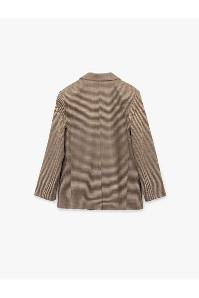 Koton Jachetă oversize cu mâneci lungi, cu nasturi, cu două piepte