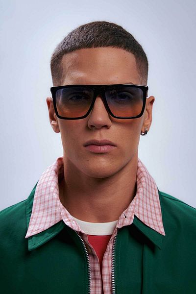 Bilge Karga Carpenter Black Blue Orange Sunglasses